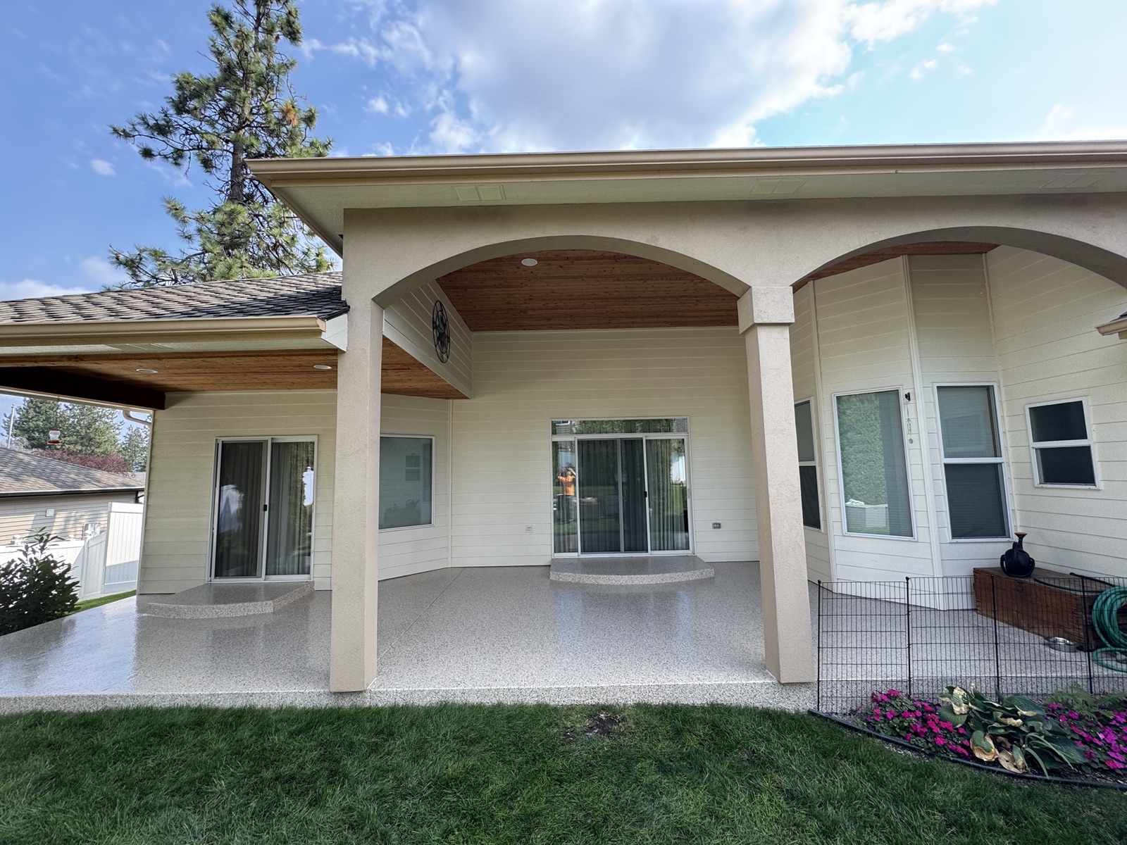 concrete coating on front patio
