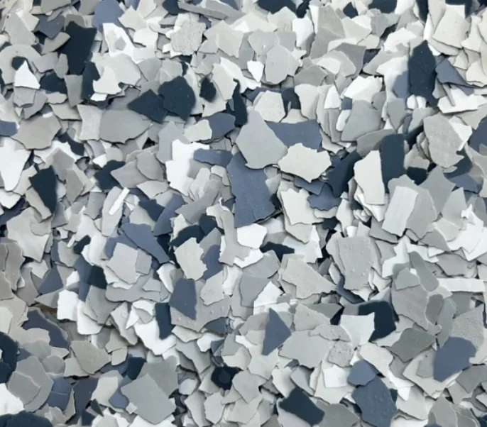 Tidal Wave — blue and grey chip blend for coastal-inspired concrete floor coatings