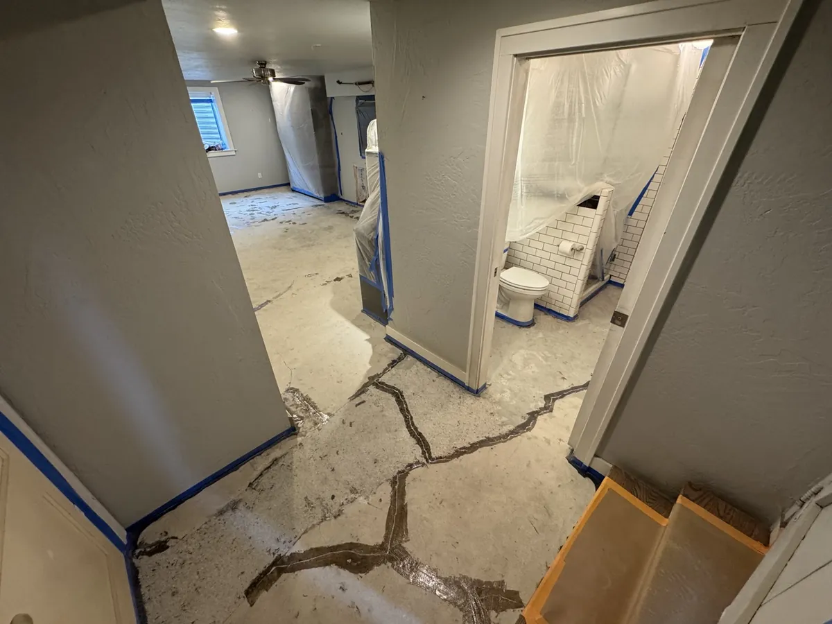 Crack & Spall Repair — Rhino Coatings install step